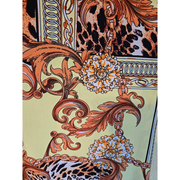 Dots Scoop Neck Bodycon Dress 3/4 Sleeve - Picture 4 of 7